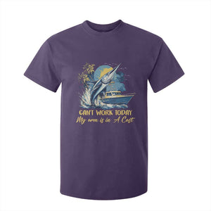Fishing Boat T Shirt For Kid Fish More Worry Less TS09 Purple Print Your Wear