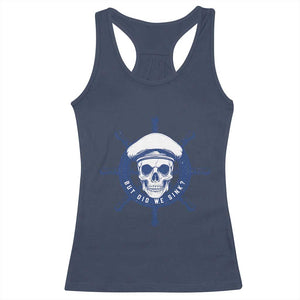 Funny But Did We Sink Racerback Tank Top TS09 Navy Print Your Wear