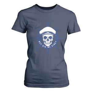 Funny But Did We Sink T Shirt For Women TS09 Navy Print Your Wear