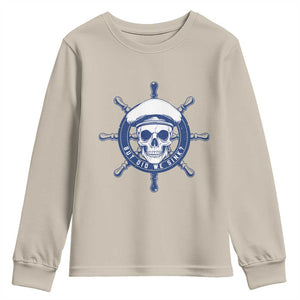 Funny But Did We Sink Youth Sweatshirt TS09 Sand Print Your Wear