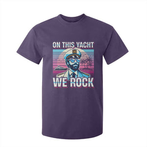 Yacht Rock Party T Shirt For Kid On This Yacht We Rock Boating TS09 Purple Print Your Wear