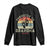 Retro Promoted To Grandma est 2025 Long Sleeve Shirt TS09 Black Print Your Wear