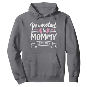 Promoted To Mommy Est 2025 Hoodie TS09 Charcoal Print Your Wear