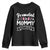 Promoted To Mommy Est 2025 Youth Sweatshirt TS09 Black Print Your Wear