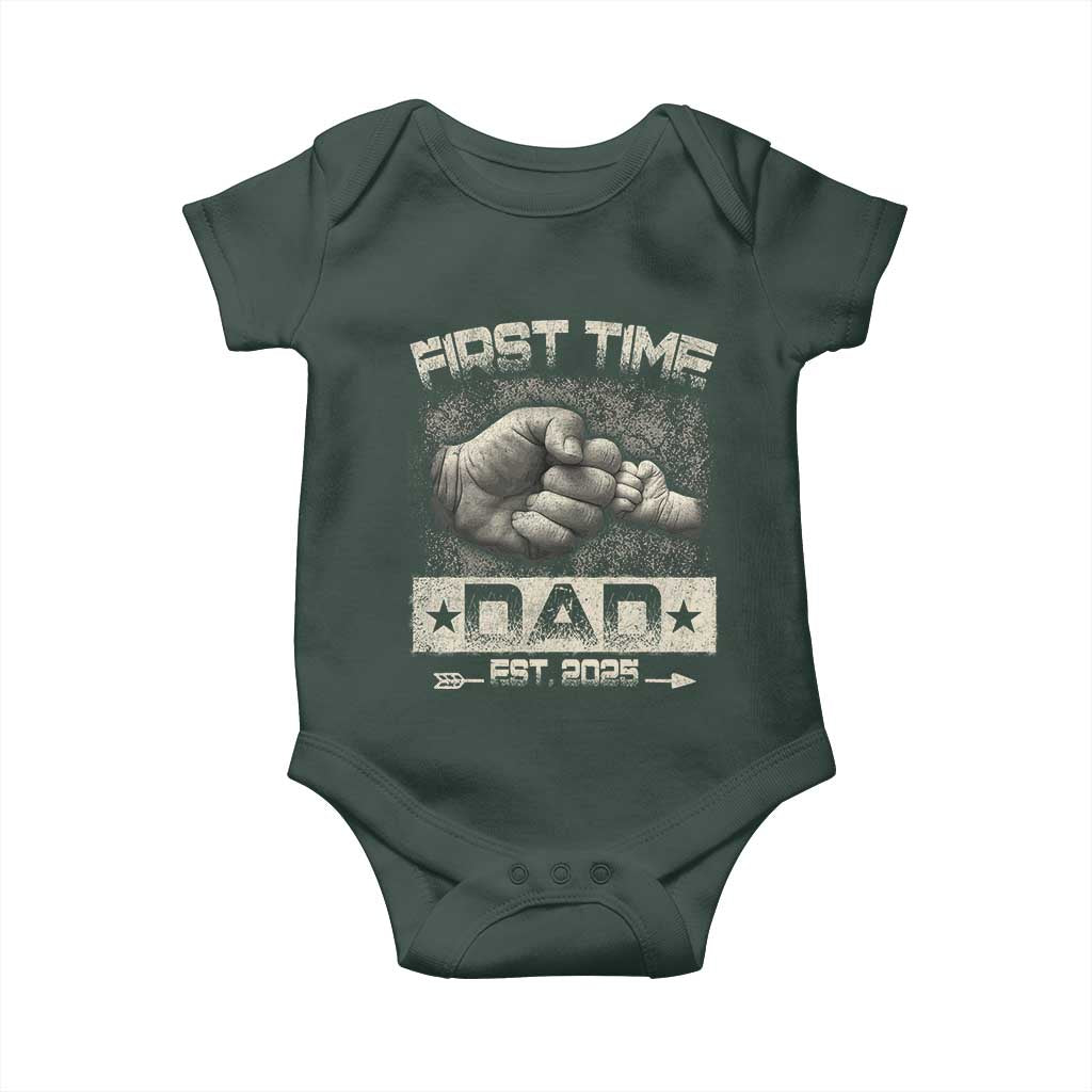 First Time Dad Est 2025 Baby Onesie TS09 Print Your Wear
