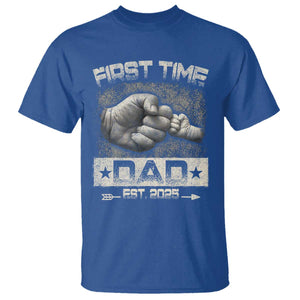 First Time Dad Est 2025 T Shirt TS09 Royal Blue Print Your Wear