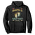 New Dad 2025 Hoodie Promoted to Great Papa TS09 Black Print Your Wear