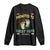 New Dad 2025 Long Sleeve Shirt Promoted to Great Papa TS09 Black Print Your Wear