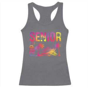 Senior Trip 2025 Racerback Tank Top Class of 2025 TS09 Charcoal Print Your Wear