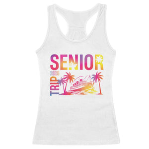 Senior Trip 2025 Racerback Tank Top Class of 2025 TS09 White Print Your Wear