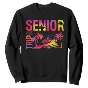 Senior Trip 2025 Sweatshirt Class of 2025 TS09 Black Print Your Wear