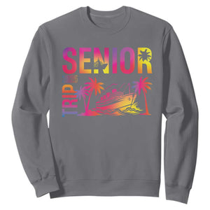 Senior Trip 2025 Sweatshirt Class of 2025 TS09 Charcoal Print Your Wear