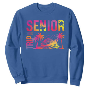 Senior Trip 2025 Sweatshirt Class of 2025 TS09 Royal Blue Print Your Wear