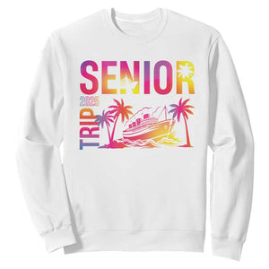 Senior Trip 2025 Sweatshirt Class of 2025 TS09 White Print Your Wear