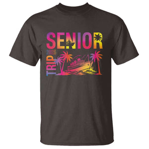 Senior Trip 2025 T Shirt Class of 2025 TS09 Dark Chocolate Print Your Wear
