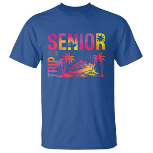 Senior Trip 2025 T Shirt Class of 2025 TS09 Royal Blue Print Your Wear