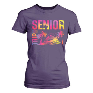 Senior Trip 2025 T Shirt For Women Class of 2025 TS09 Purple Print Your Wear