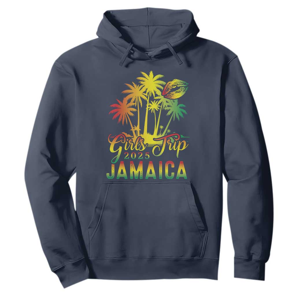 Jamaica Girls Trip 2025 Hoodie Summer Vacation TS09 Navy Print Your Wear