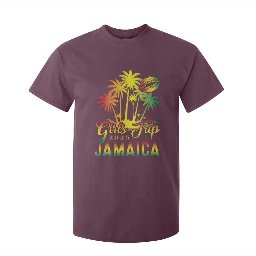 Jamaica Girls Trip 2025 T Shirt For Kid Summer Vacation TS09 Maroon Print Your Wear