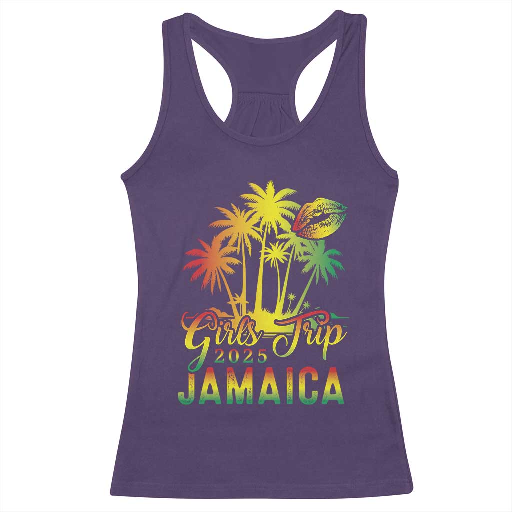 Jamaica Girls Trip 2025 Racerback Tank Top Summer Vacation TS09 Purple Print Your Wear