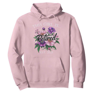 This Girl Is Retired Est 2025 Hoodie TS09 Light Pink Print Your Wear