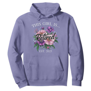 This Girl Is Retired Est 2025 Hoodie TS09 Violet Print Your Wear
