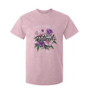 This Girl Is Retired Est 2025 T Shirt For Kid TS09 Light Pink Print Your Wear