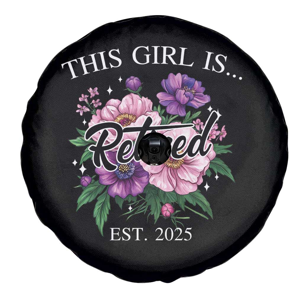 This Girl Is Retired Est 2025 Spare Tire Cover TS09 Print Your Wear