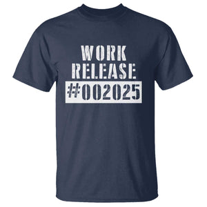 Funny Retirement 2025 T Shirt Work Release TS09 Navy Print Your Wear