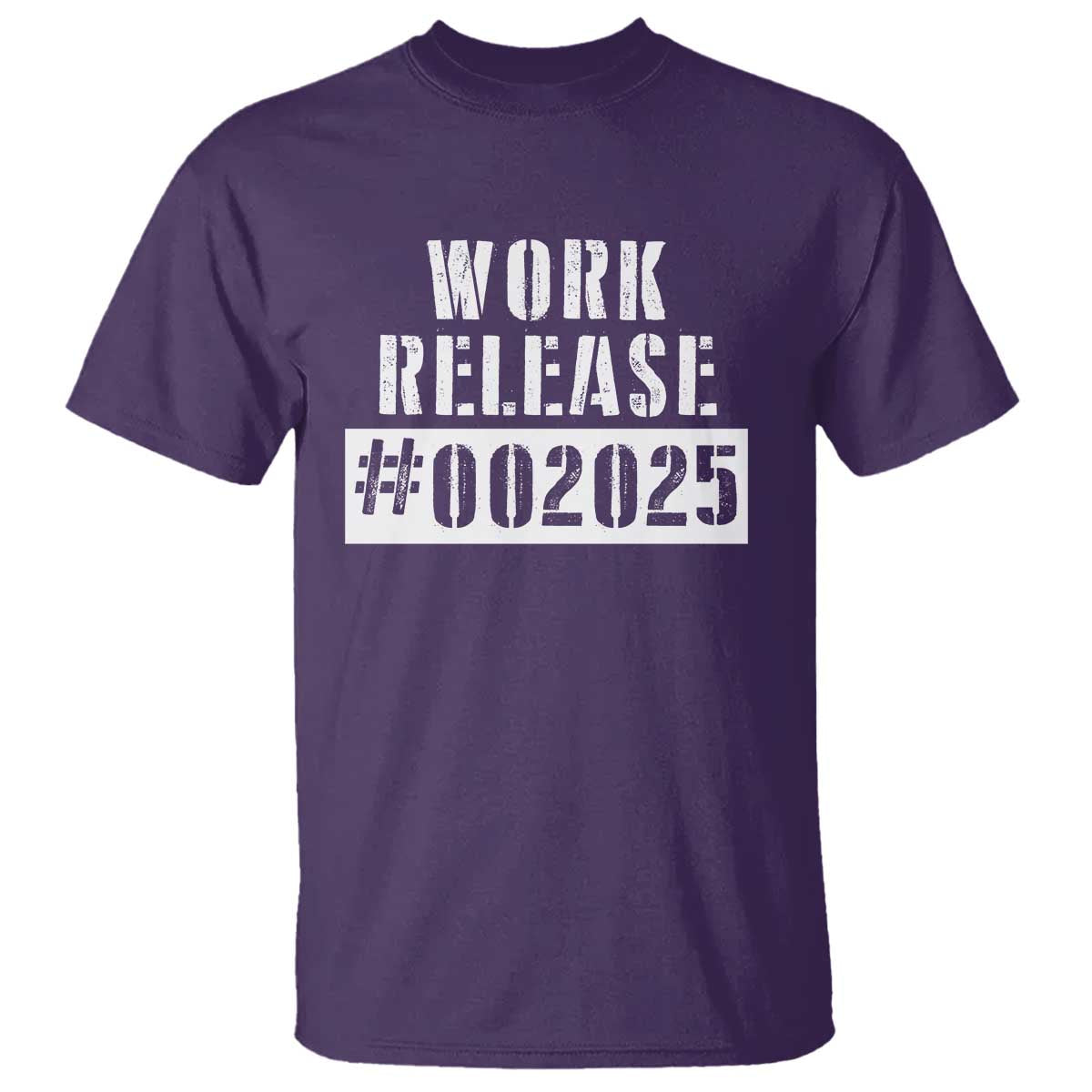Funny Retirement 2025 T Shirt Work Release TS09 Purple Print Your Wear
