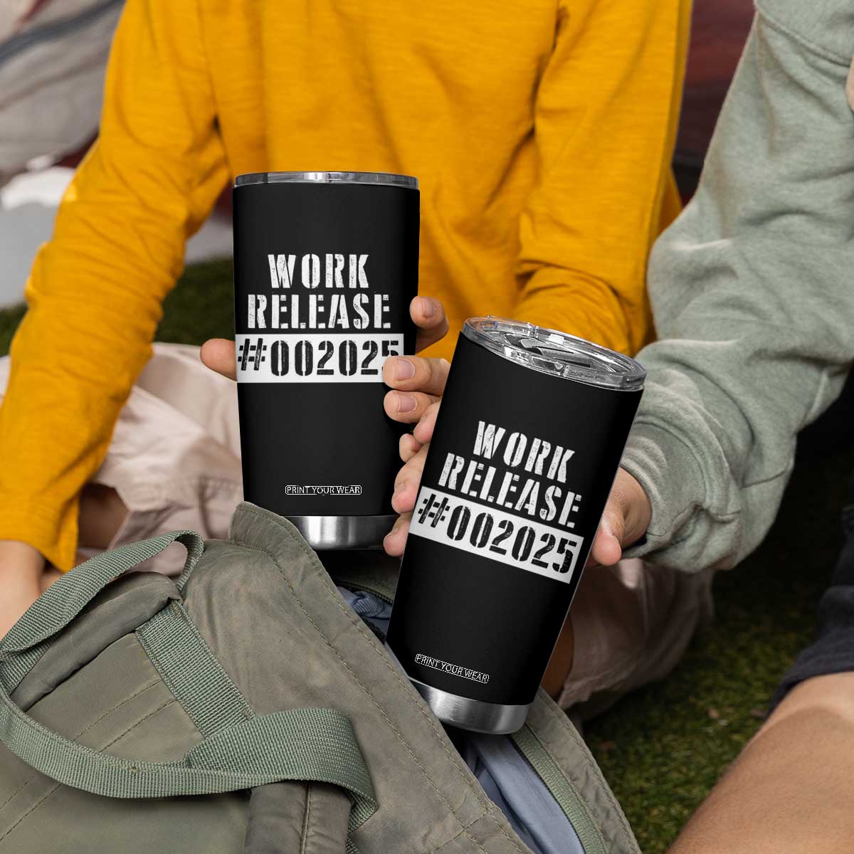 Funny Retirement 2025 Tumbler Cup Work Release TS09 Print Your Wear