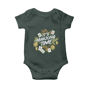 It's Mahjong Time Gambling Chinese Game Baby Onesie TS09 Print Your Wear