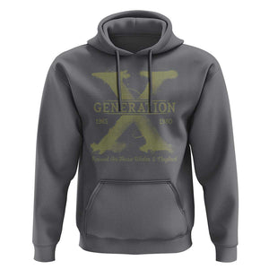 Gen X Hoodie Raised On Hose Water And Neglect TS09 Charcoal Print Your Wear