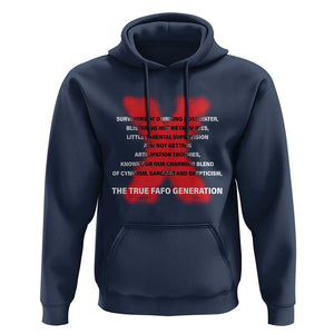 Gen X Hoodie The True Fafo Generation TS09 Navy Print Your Wear