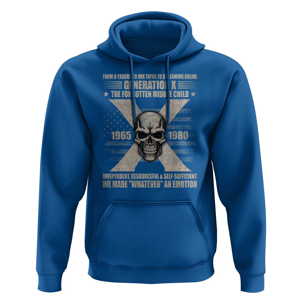 Gen X The Forgotten Middle Child Hoodie TS09 Royal Blue Print Your Wear