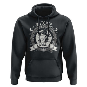 Witches For Kamala Hoodie Harris Madam President 2024 Halloween TS09 Black Print Your Wear