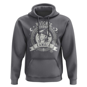 Witches For Kamala Hoodie Harris Madam President 2024 Halloween TS09 Charcoal Print Your Wear