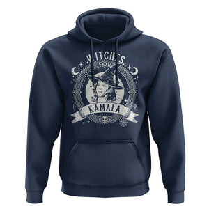 Witches For Kamala Hoodie Harris Madam President 2024 Halloween TS09 Navy Print Your Wear