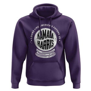Funny Halloween Witch Kamala Forward Hoodie Looks Like America's Future Is Harris TS09 Purple Print Your Wear