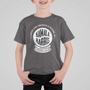 Funny Halloween Witch Kamala Forward T Shirt For Kid Looks Like America's Future Is Harris TS09 Dark Chocolate Print Your Wear