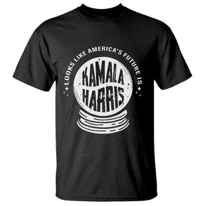 Funny Halloween Witch Kamala Forward T Shirt Looks Like America's Future Is Harris TS09 Black Print Your Wear