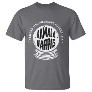 Funny Halloween Witch Kamala Forward T Shirt Looks Like America's Future Is Harris TS09 Charcoal Print Your Wear