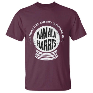 Funny Halloween Witch Kamala Forward T Shirt Looks Like America's Future Is Harris TS09 Maroon Print Your Wear