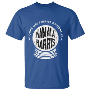Funny Halloween Witch Kamala Forward T Shirt Looks Like America's Future Is Harris TS09 Royal Blue Print Your Wear