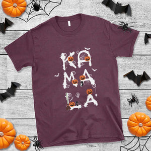 Funny Halloween Kamala 2024 T Shirt Harris Support US President Spooky Season TS09 Maroon Print Your Wear