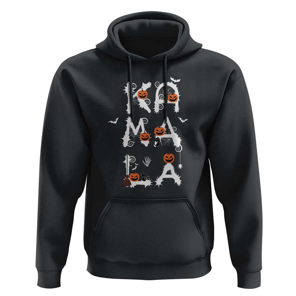 Funny Halloween Kamala 2024 Hoodie Harris Support US President Spooky Season TS09 Black Print Your Wear