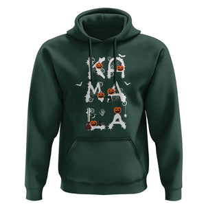 Funny Halloween Kamala 2024 Hoodie Harris Support US President Spooky Season TS09 Dark Forest Green Print Your Wear