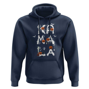 Funny Halloween Kamala 2024 Hoodie Harris Support US President Spooky Season TS09 Navy Print Your Wear