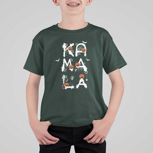 Funny Halloween Kamala 2024 T Shirt For Kid Harris Support US President Spooky Season TS09 Dark Forest Green Print Your Wear