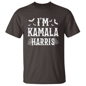 Funny Halloween Harris Costume T Shirt I'm Kamala Couple Matching TS09 Dark Chocolate Print Your Wear